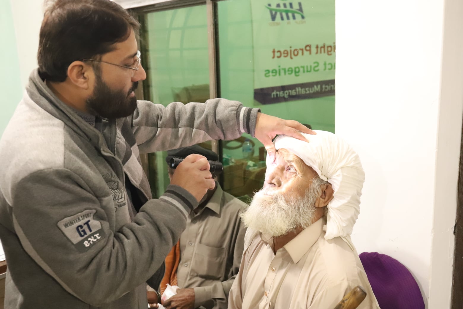HELP IN NEED organized Cataract Surgeries Free camp