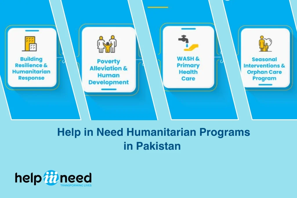 Help in Need humanitarian programs in Pakistan