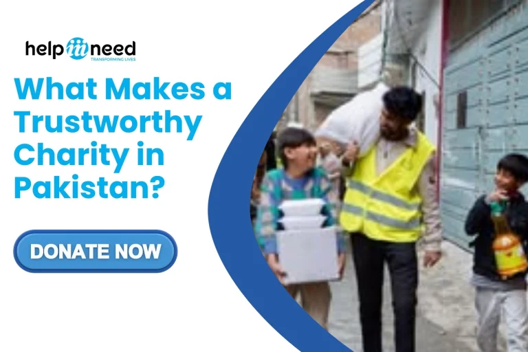 What Makes a Trustworthy Charity in Pakistan?