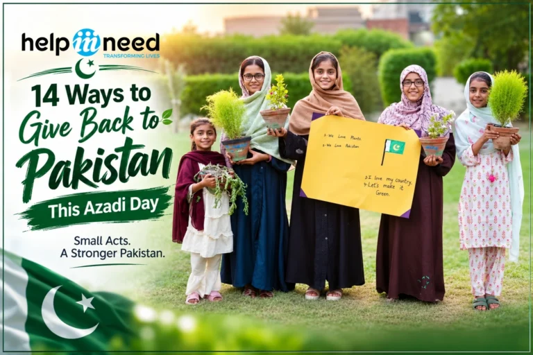 Ways to Give Back to Pakistan
